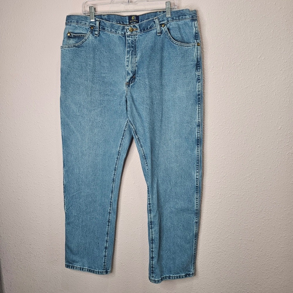 Wrangler 47 MWZ Regular‎ Retro Fit Blue Jeans Mens Denim Light Wash 1047MWZSW